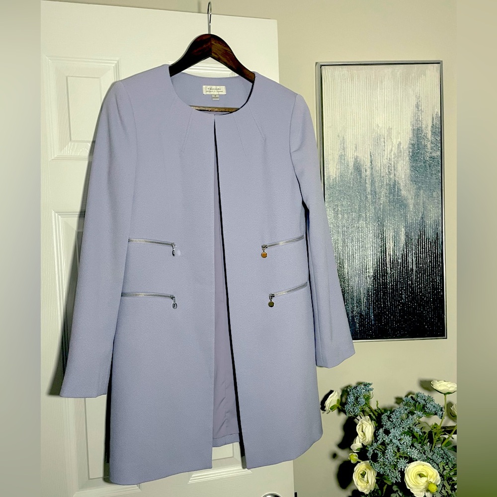 Tahari ASL Purple Blazer
